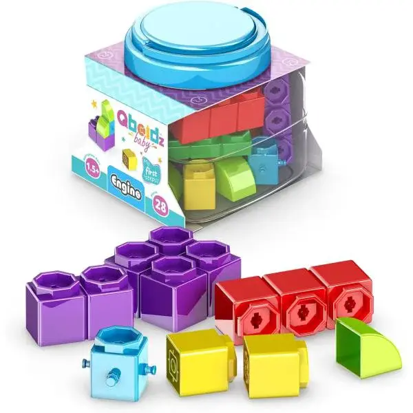 Engino BABY QBOIDZ - Moje první kroky - malý set (v plastové vaničce)