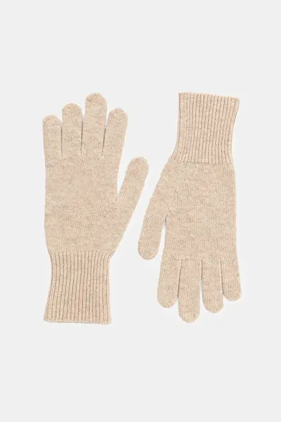 Vlněné rukavice United Colors of Benetton černá barva, 1202DG00E