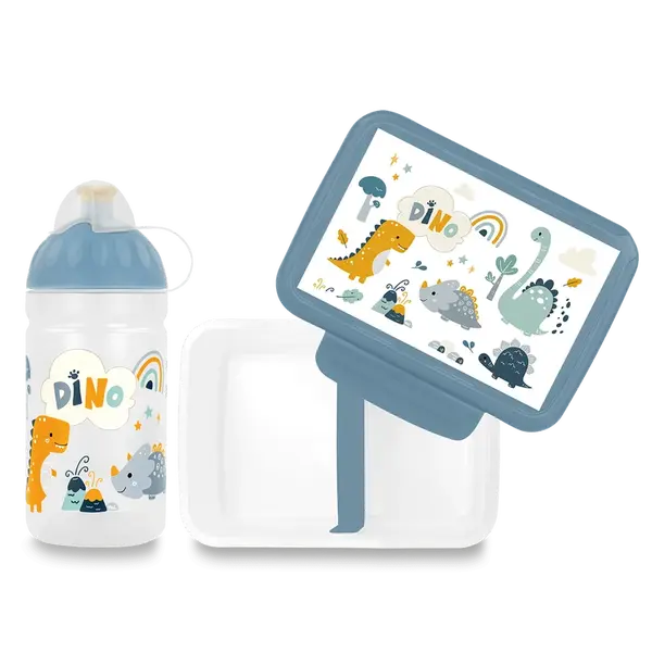 Set Zdravá lahev 0,5 l a Zdravá sváča - Dino