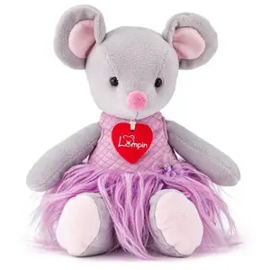 Myška Akiko šedá, 30 cm