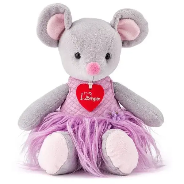 Myška Akiko šedá, 30 cm