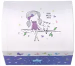 Adam Toys Hrací skříňka s tančící baletkou Adam Toys,  fialová