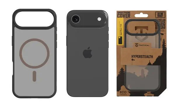 Zadní kryt Tactical MagForce Hyperstealth 2.0 pro Apple iPhone Air, černá-teplá hnědá