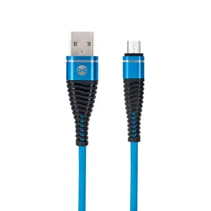 GSM045627 Forever micro-USB kábel Shark blue 1m 2A, modrá