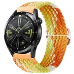 BStrap Elastic Nylon remienok na Huawei Watch GT/GT2 46mm, fragrant orange