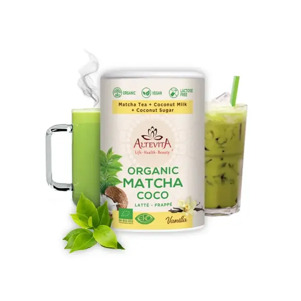 BIO MATCHA COCO LATTE / FRAPPE 2 x 220g