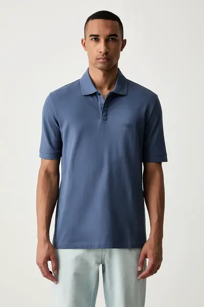 Armani Exchange polo tričko pánske bavlnené