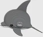 Delfín 3D kartonová skládačka