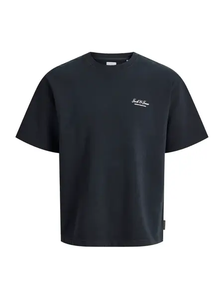 JACK & JONES Mikina 'JJEARCHIVE'  čierna / biela