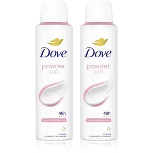 Dove Powder Fresh antiperspirant sprej 2x150 ml