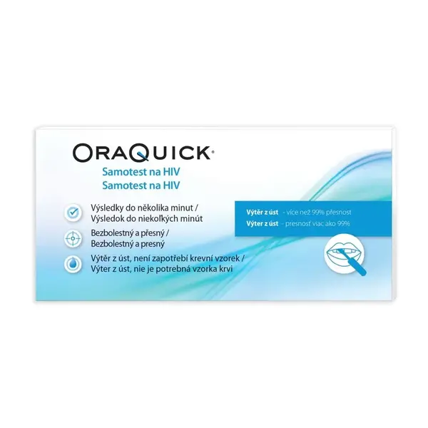 Oraquick Samotest na HIV 1 ks