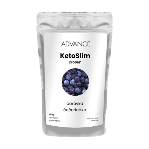 ADVANCE KetoSlim protein borůvka 480 g