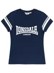 LONSDALE Tričko 'KILLEGRAY'  námornícka modrá / biela