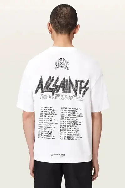 AllSaints  tričko pánské bavlněné CHROMIUM