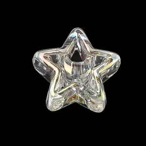 UV Plating Transparent Acrylic European Beads
