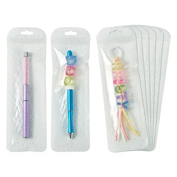 50Pcs PP Plastic Watchband Storage Resealable Bags