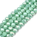 Electroplate Glass Beads Strands