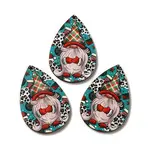 Single Face Printed Wood Big Pendants