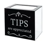 Acrylic Donate Tips Storage Boxes