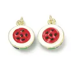 Brass Enamel Pendants