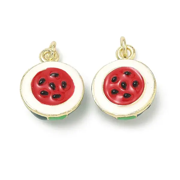 Brass Enamel Pendants