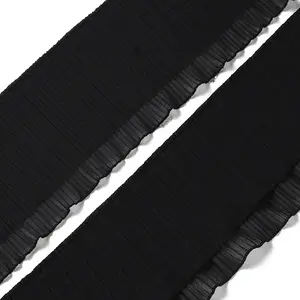 3 Yards Pleated Polyester Lace Ribbon