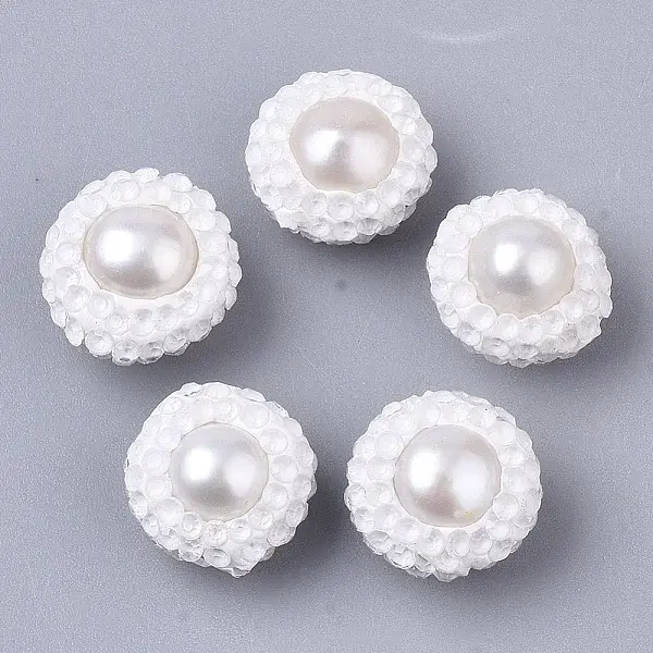 Polymer Clay Rhinestone Beads