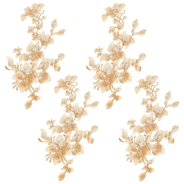 Flower Polyester Embroidery Sew on Appliques