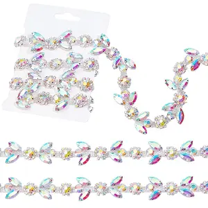 1 Yard Glass Rhinestone Chains