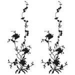 Flower Shape Cloth Embroidery Applqiues