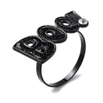 Halloween Alloy Enamel Napkin Rings