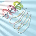 8MM Dyed Natural Green Jade Round Beaded Necklaces