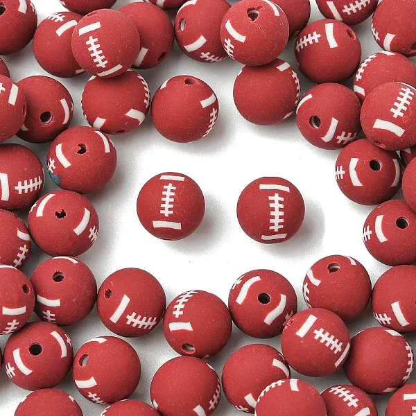 60Pcs Handmade Polymer Clay Beads