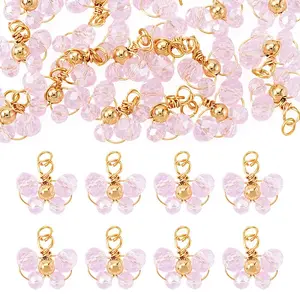 20Pcs Glass Pendants
