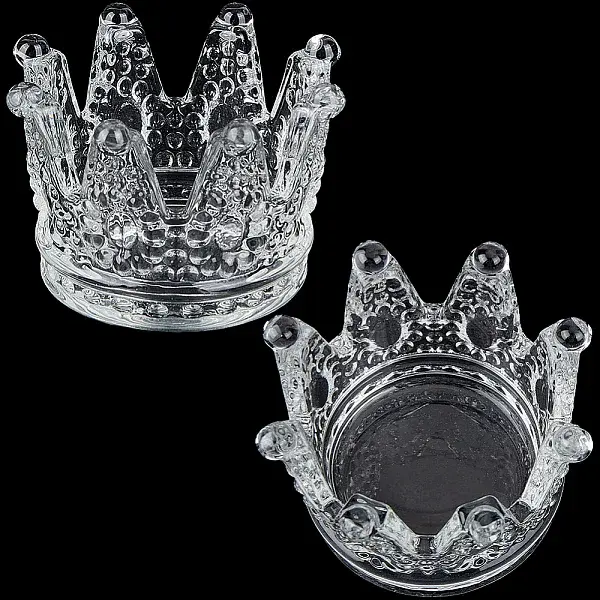 2Pcs Glass Ashtray