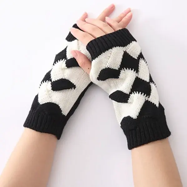 Polyacrylonitrile Fiber Yarn Knitting Fingerless Gloves