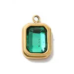High Polished 304 Stainless Steel Glass Pendants