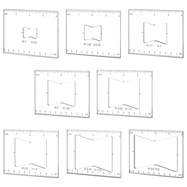 Transparent Acrylic Templates
