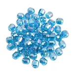 Electroplate Column Glass Beads