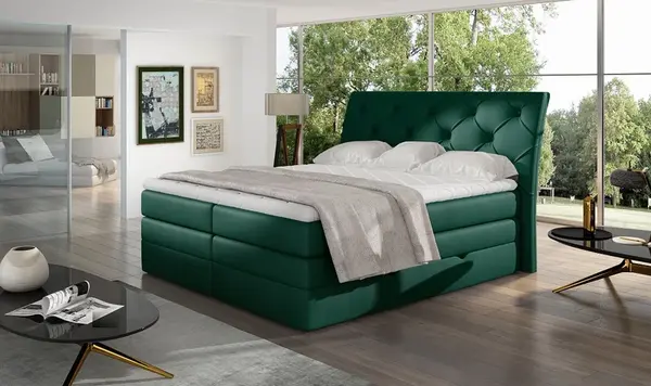 Boxspring Mirabel Rozměr: 160 x 200 cm, látka: Monolith 37