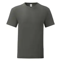 Graphite Iconic Combed Cotton T-shirt Fruit of the Loom