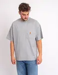 Tričko Carhartt WIP S/S Work Pocket T-Shirt Grey Heather