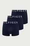 Tommy Hilfiger  priliehavé boxerky pánske bavlnené s elastanom 3-pak