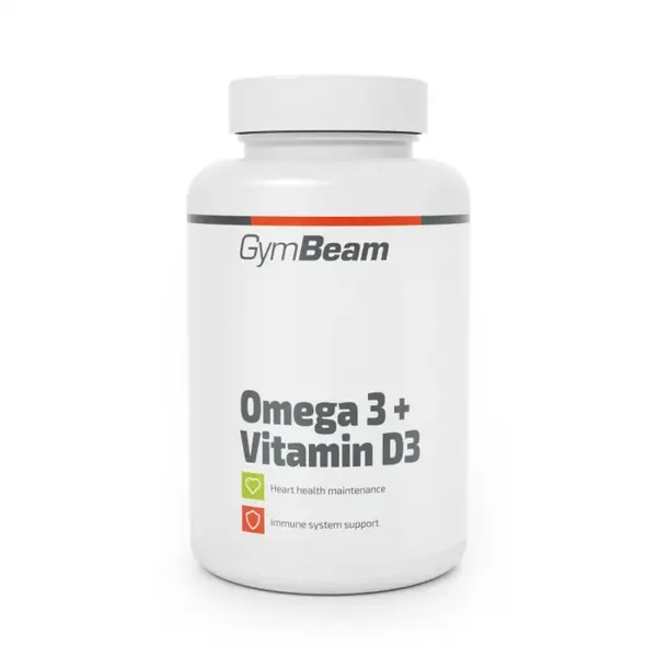 GymBeam Omega 3 + vitamín D3