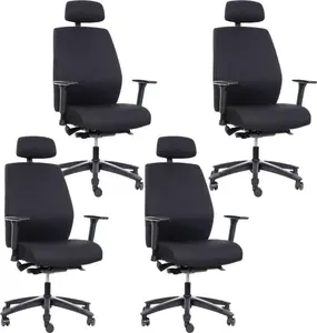 MERCURY 4PACK Ergonomická zátěžová kancelářská židle ENDURANCE (4 ks)