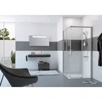 Hüppe Classics 2 Easy Entry sprchový kút štvorec 90x90 cm C25002.069.322