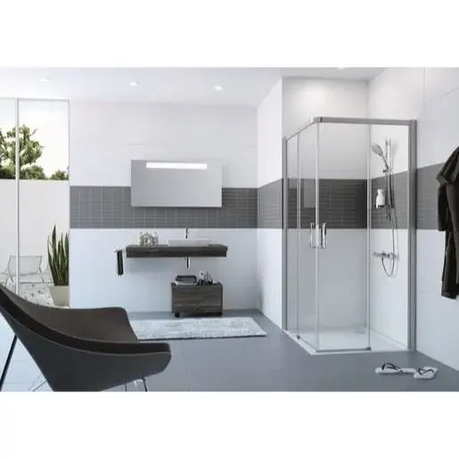 Hüppe Classics 2 Easy Entry sprchový kút štvorec 90x90 cm C25002.069.322