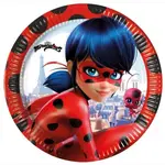 Talířky papírové Miraculous 23cm