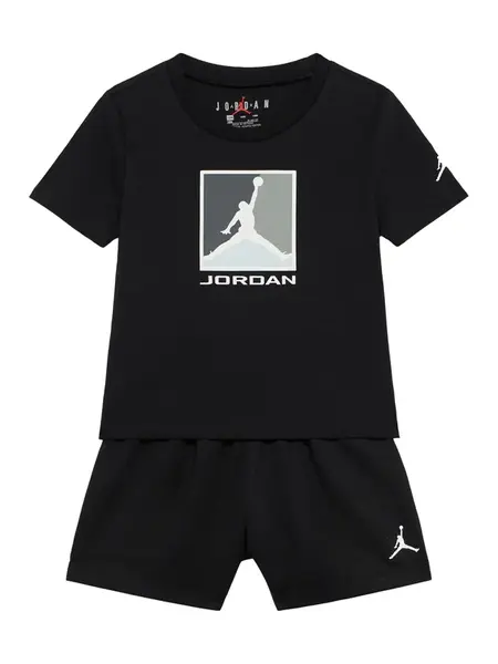 Jordan Set 'BRK'  sivá / antracitová / čierna / biela