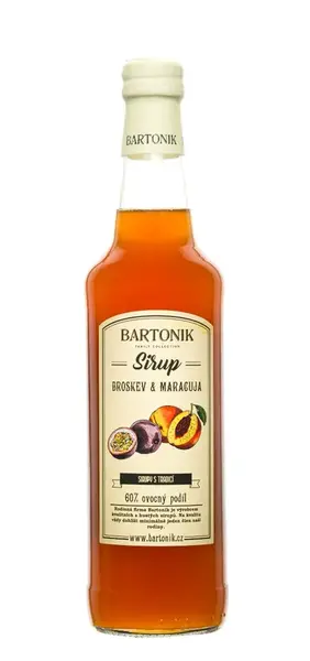 BARTONIK Sirup broskev & maracuja 500 ml